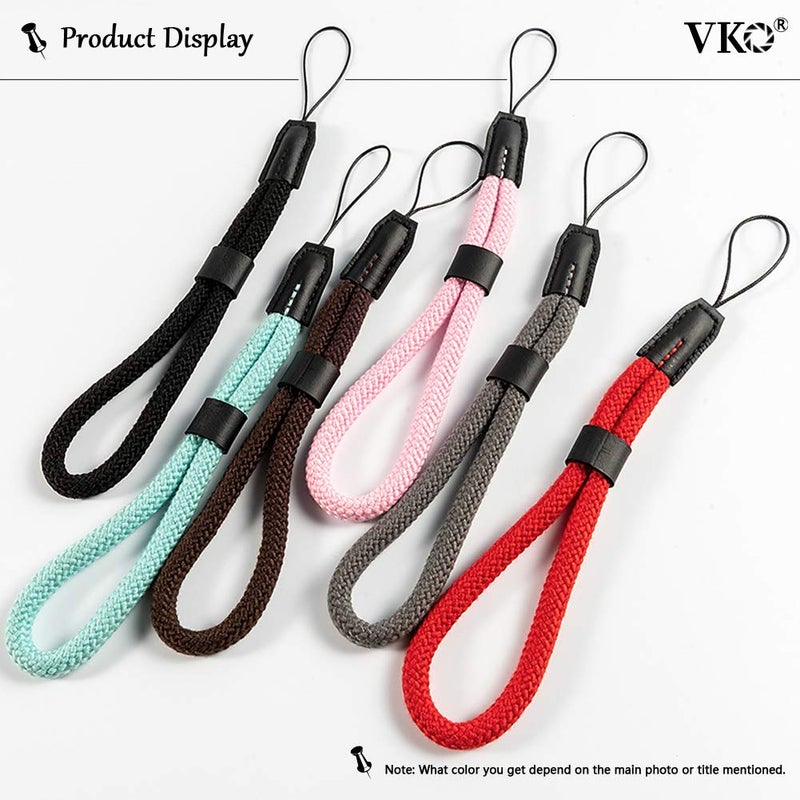 VKO Soft Wrist Strap - Rope Hand Strap for Point-and-Shoot, Mirrorless, Small Cameras - Black - Image 4
